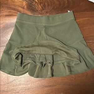 Aerie Offline Skater Skirt in Green - Medium